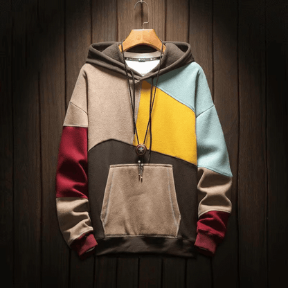 Herren Hoodie mit Kapuze in herbstfarben, Lässiger Komfort und modernes Design
