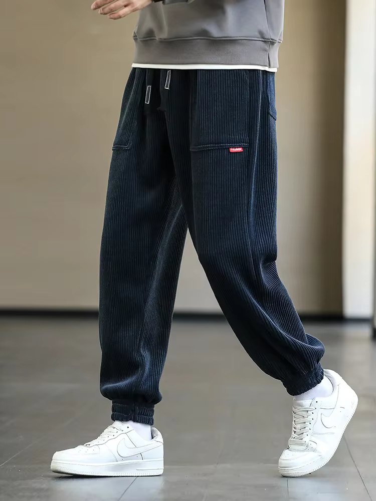 Herren Joggingbroek Locker Schnitt - Casual Streetwear - Blau