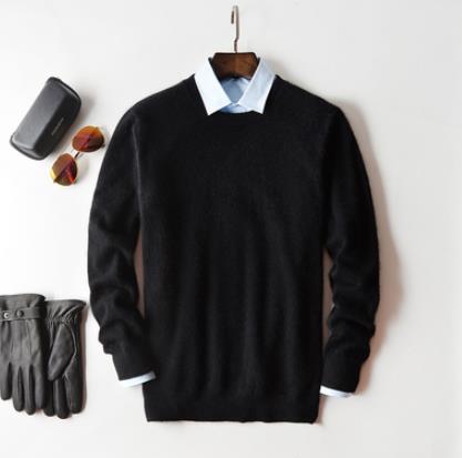 Herren Kaschmir Pullover - Zeitlose Eleganz - Schwarz