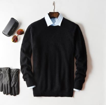 Herren Kaschmir Pullover - Zeitlose Eleganz - Schwarz