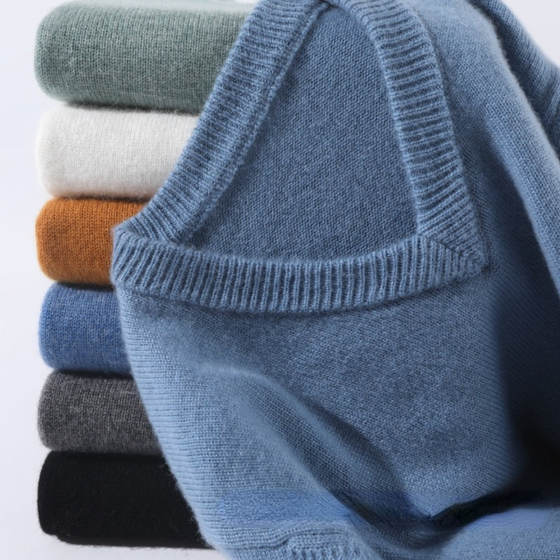 Herren Kaschmir Pullover - Zeitlose Eleganz