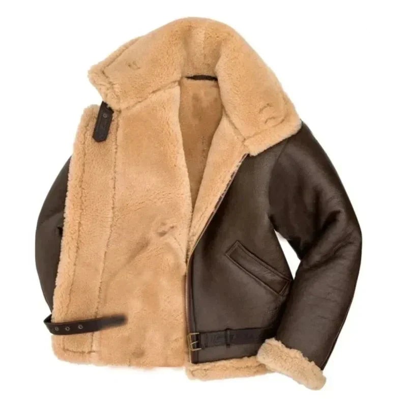 Herren Lederjacke Pilotenstil - Klassisch & Zeitlos