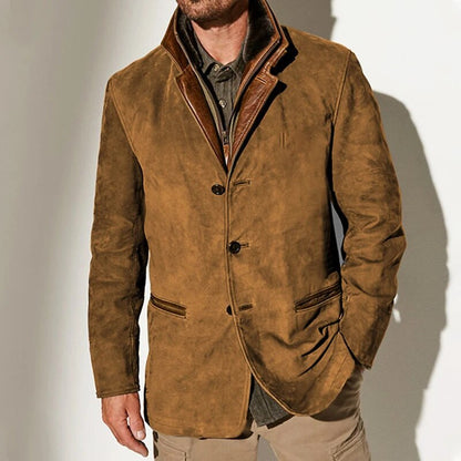 Herren Lederjacke Vintage in braun, zeitlose Eleganz und Qualität