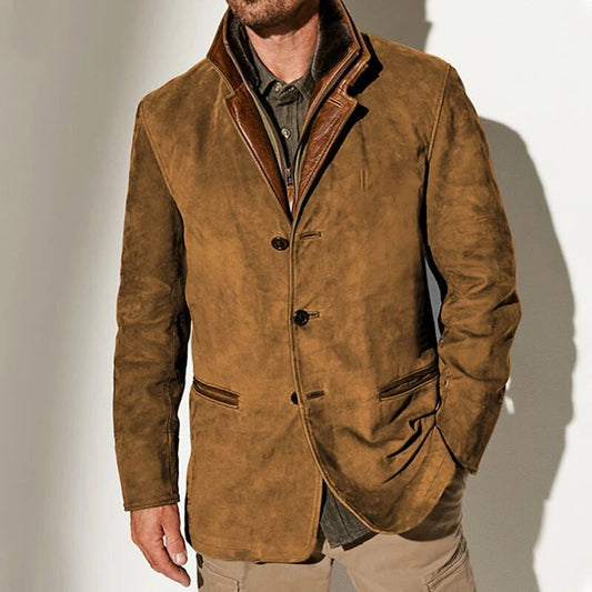 Herren Lederjacke Vintage in braun, zeitlose Eleganz und Qualität