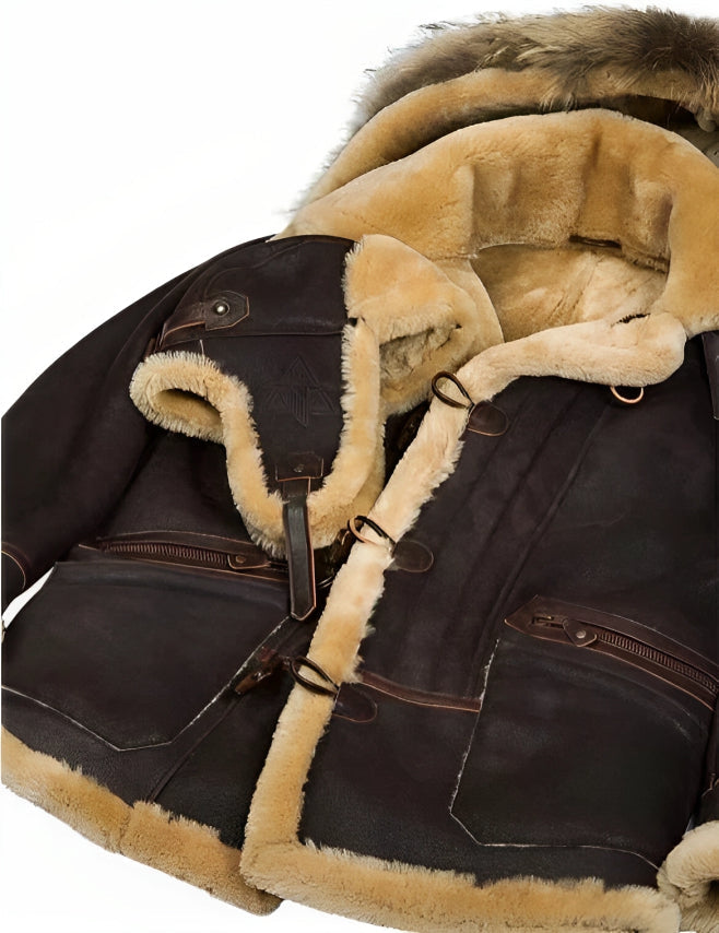 Herren Lederjacke Winter - Klassischer Stil