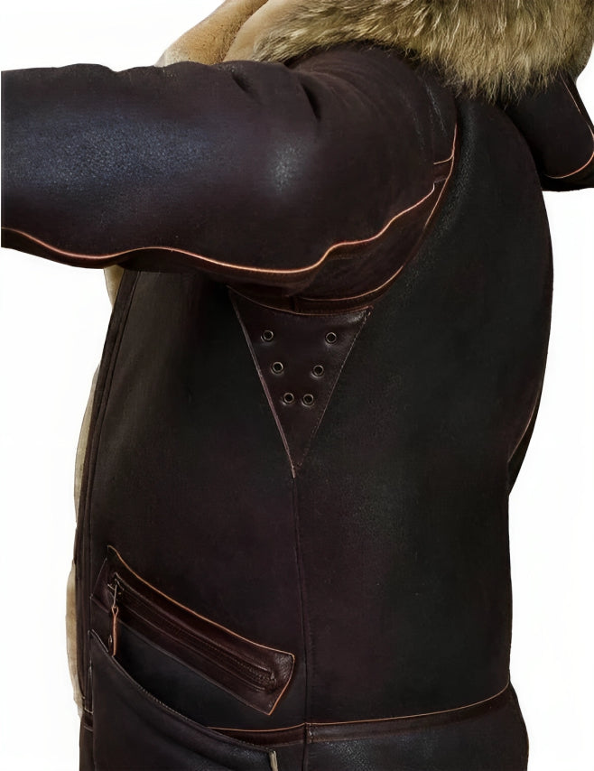 Herren Lederjacke Winter - Klassischer Stil