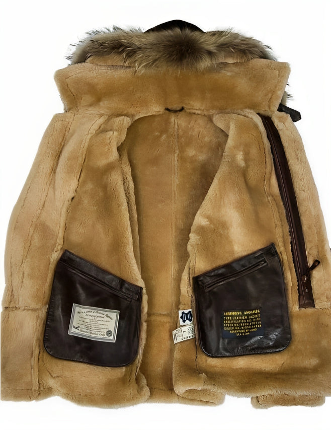 Herren Lederjacke Winter - Klassischer Stil