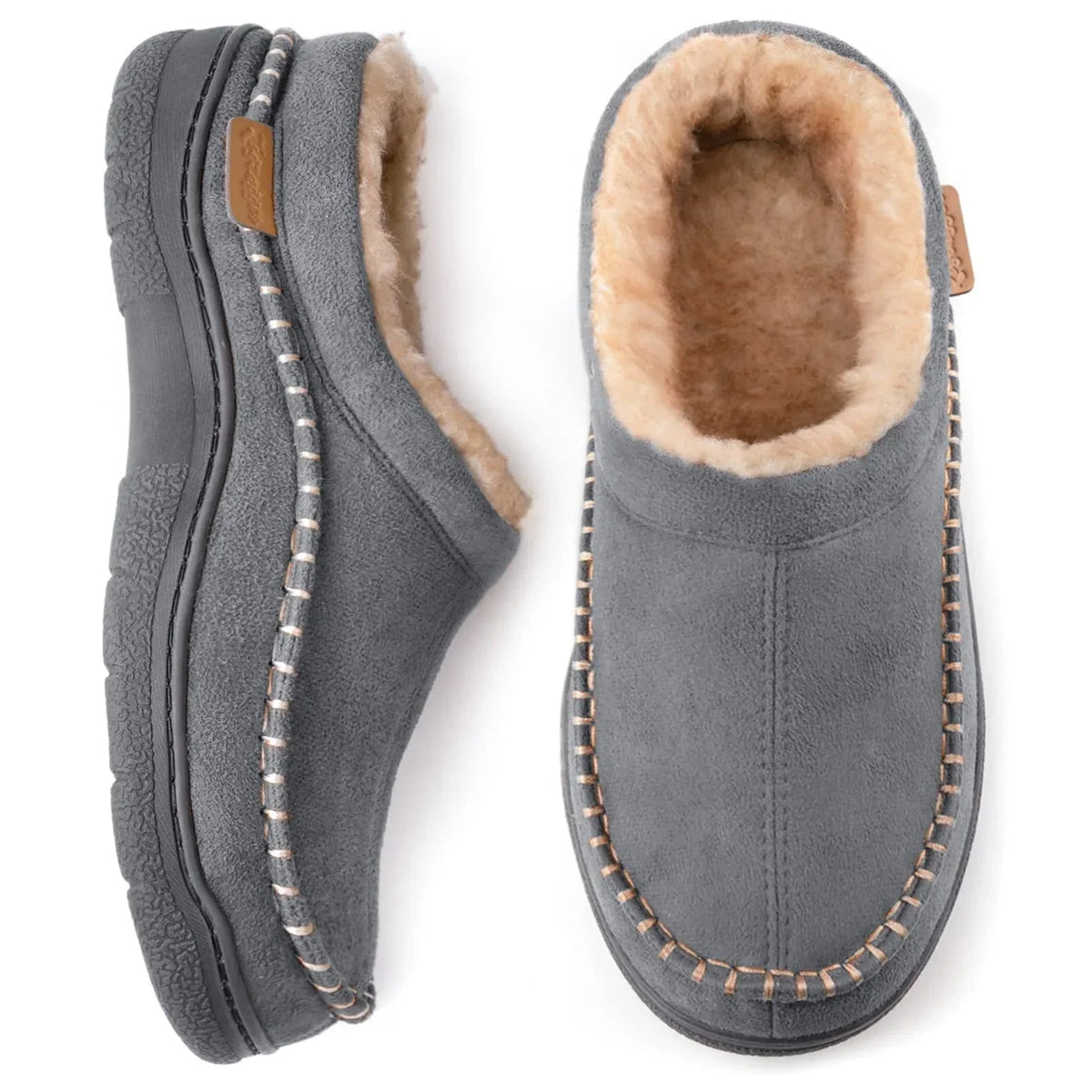 Herren Loafer Mokassin - Weiches Komfortschuh - Grau