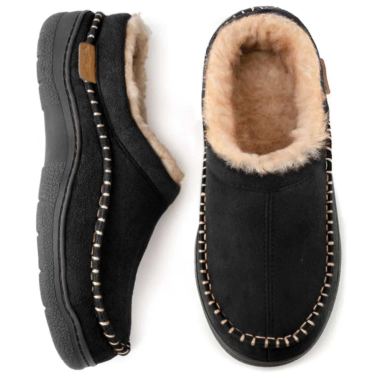 Herren Loafer Mokassin - Weiches Komfortschuh - Schwarz