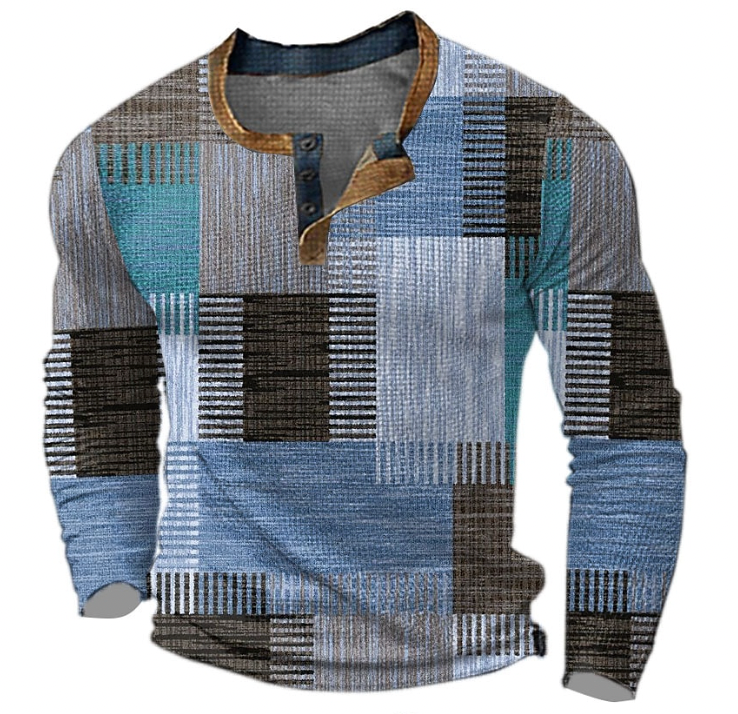 Herren Pullover Strickpullover - Klassischer Comfort - Blau