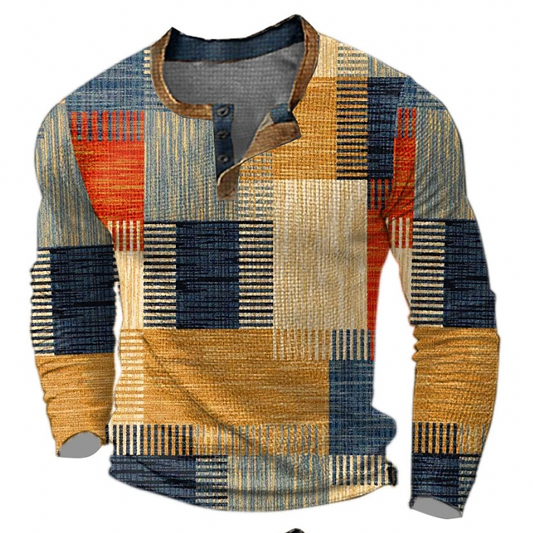Herren Pullover Strickpullover - Klassischer Comfort - Orange