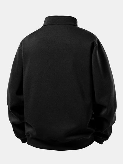Herren Sweatshirt mit Amerikanischer Flagge - Entspannte Passform