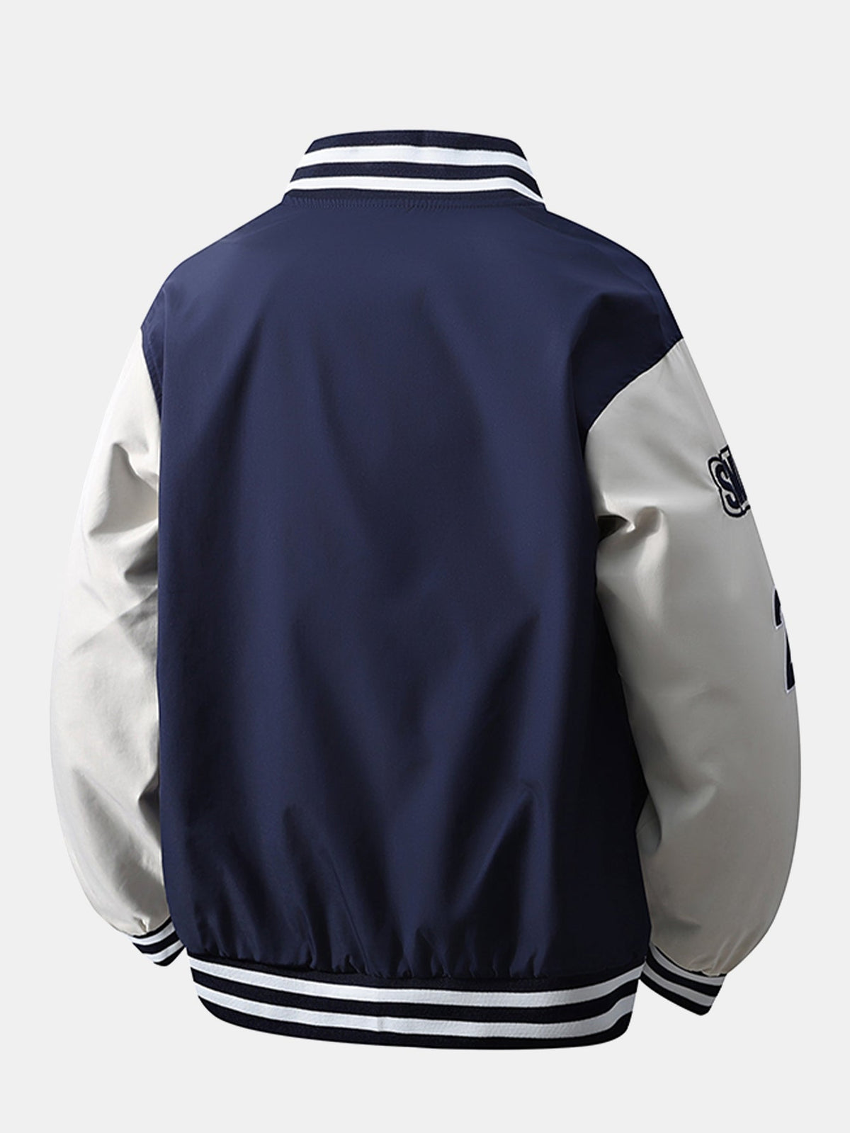 Herren Varsity Bomber Jacke mit Stickerei – Relaxed Fit Collegestyle
