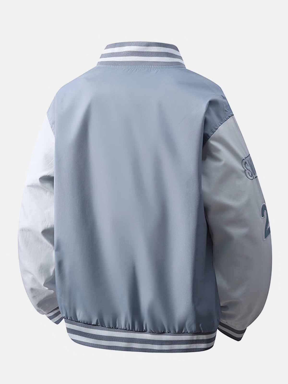 Herren Varsity Bomber Jacke mit Stickerei – Relaxed Fit Collegestyle