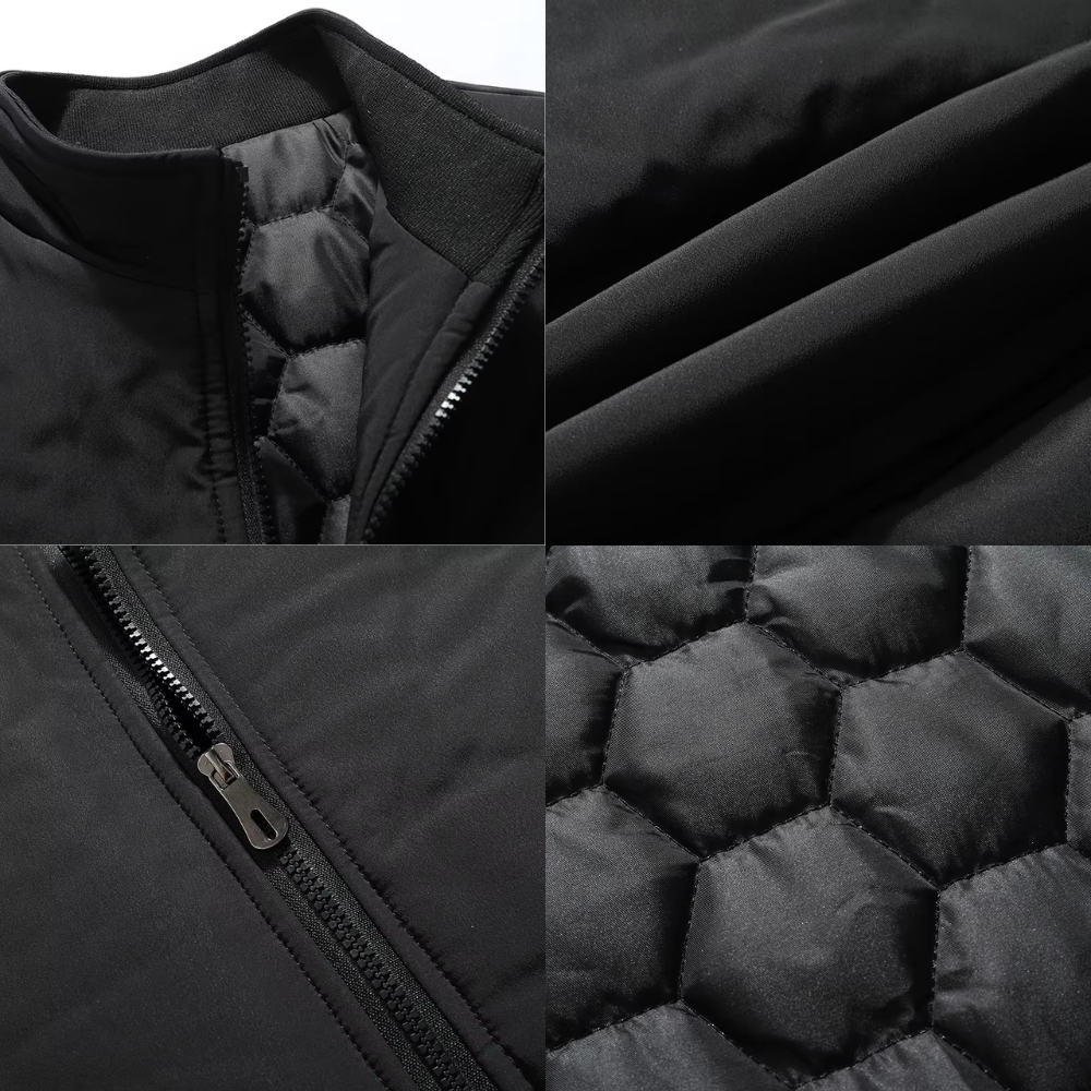Herren Winterjacke mit Fütterung - Warm & Modern