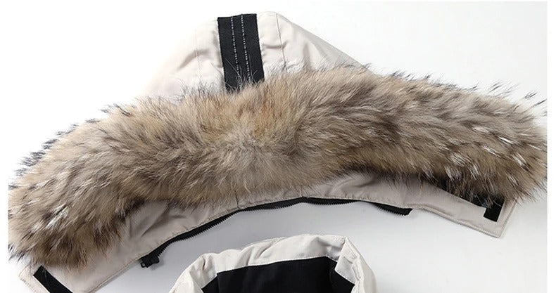 Herren Winterjacke mit Kapuze - Warm und elegant