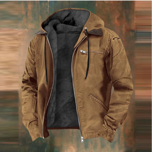 Herren Winterjacke mit Wattierung - Klassischer Schnitt