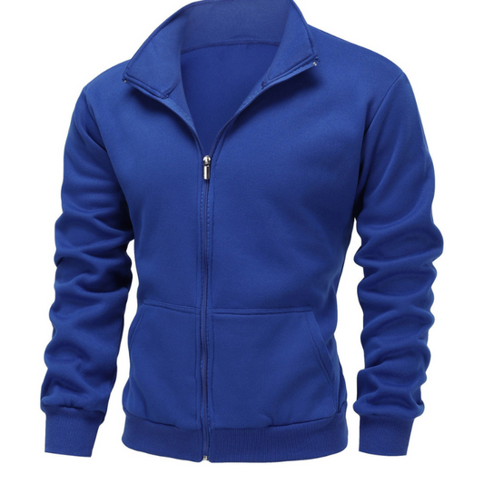 Herren Winterjacke Sportiv Stehkragen - Casual Komfort - Blau
