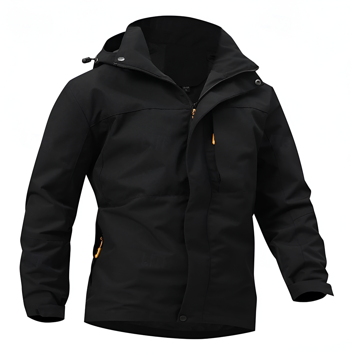 Herren Winterjacke Thermofutter Wasserdicht in schwarz, Sportiv