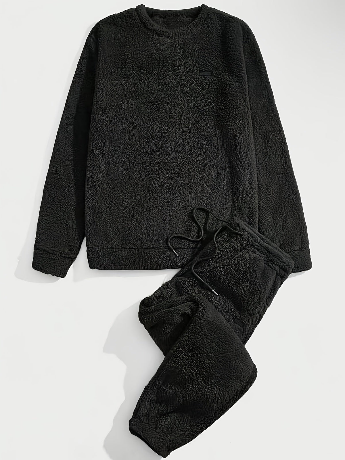Herren Winterset Plusch Sweatshirt & Jogginghose - Warm & Gemütlich
