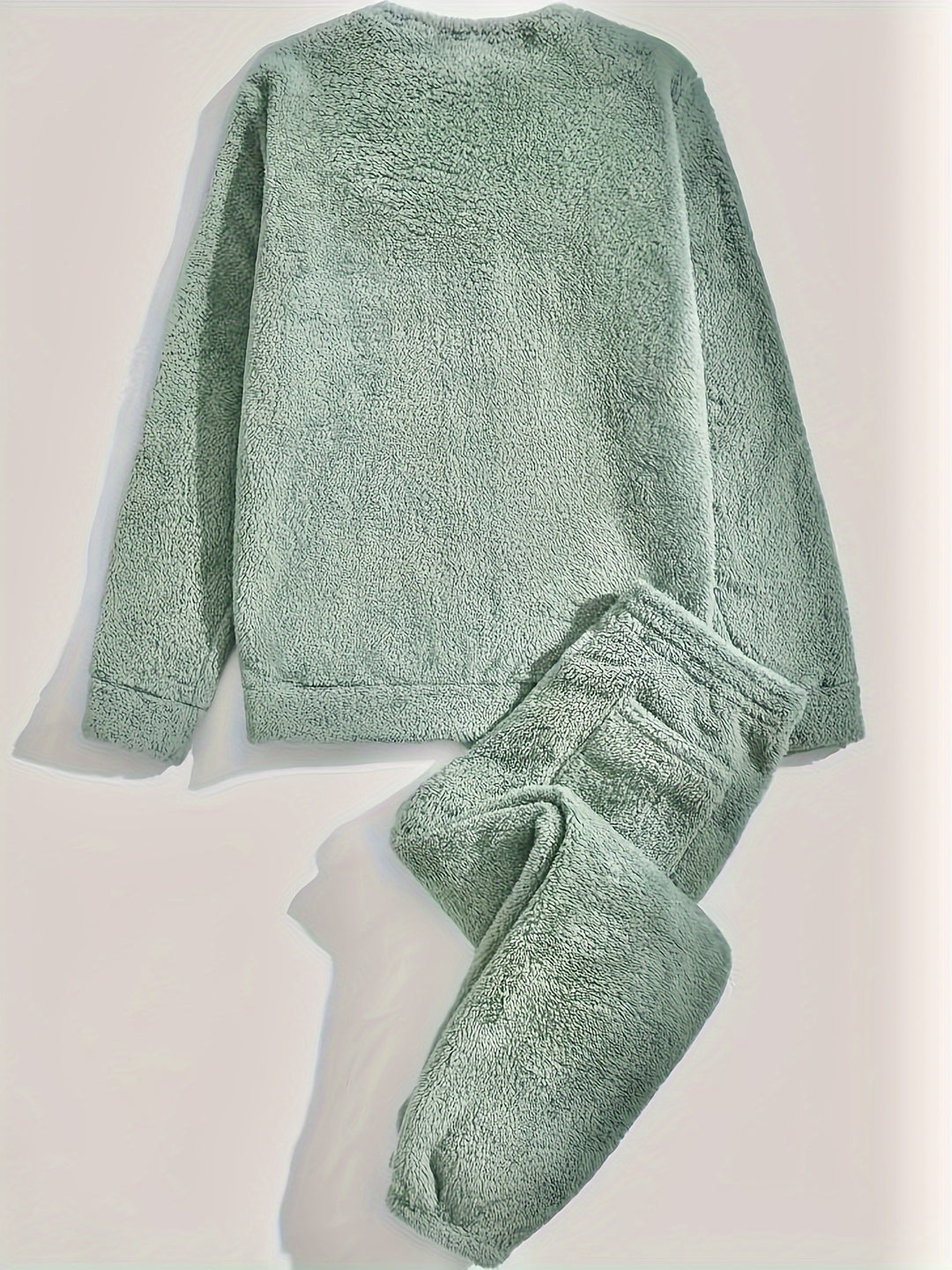 Herren Winterset Plusch Sweatshirt & Jogginghose - Warm & Gemütlich