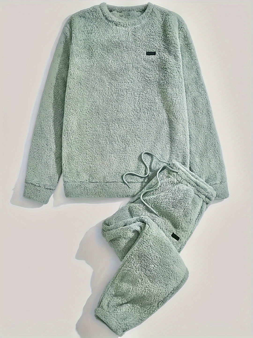 Herren Winterset Plusch Sweatshirt & Jogginghose - Warm & Gemütlich